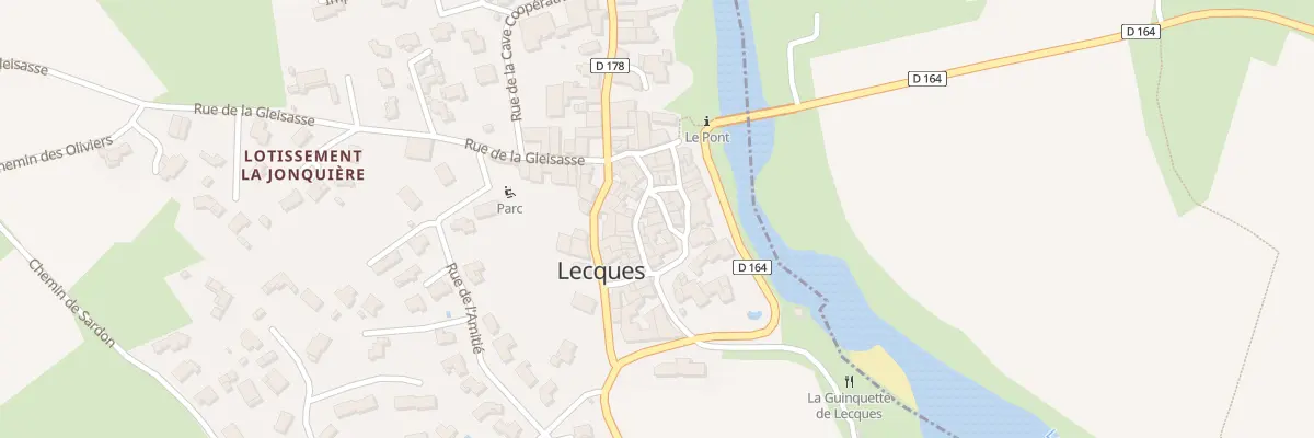 Plan du 5160 Rue de la Boulangerie à Lecques