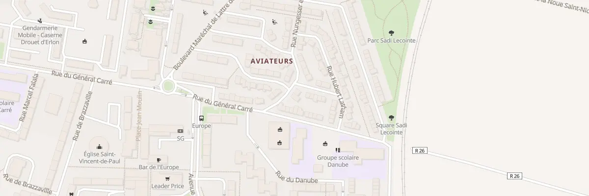 Plan du 25 Rue Nungesser et Coli à Reims
