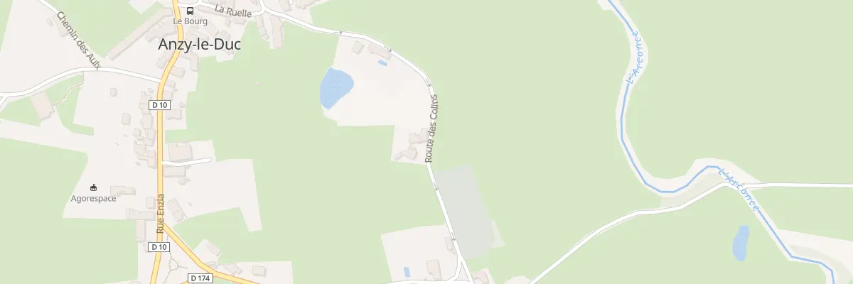 Plan du 5057 Les Colins à Anzy-le-Duc