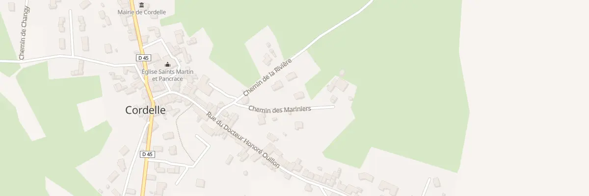 Plan du 131 Che des Mariniers à Cordelle