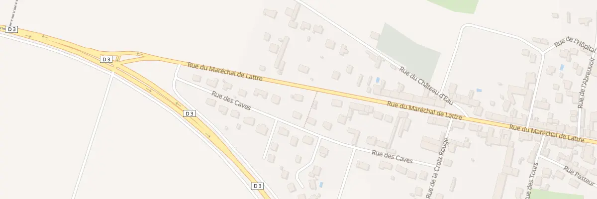 Plan du 41 Rue du Marechal de Lattre à Plivot