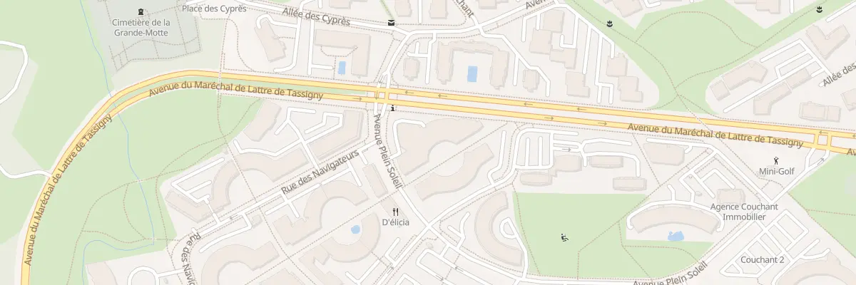 Plan du 656 Av Plein Soleil à La Grande-Motte