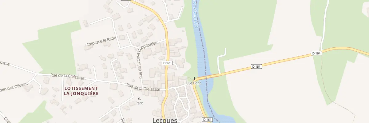 Plan du 51 Rue de la Masade à Lecques