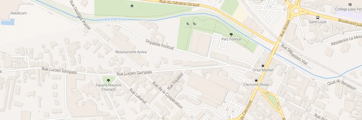 Plan du 52 Rue Lucien Sampaix à Roanne