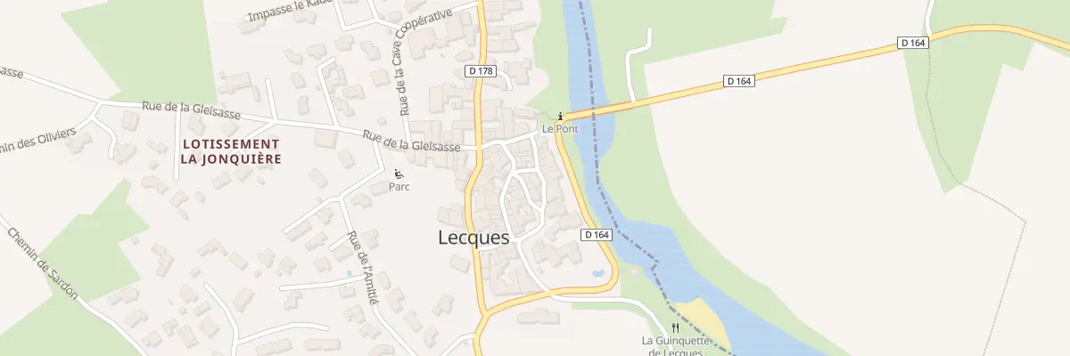 Plan du 30 Rue de l’Eglise à Lecques