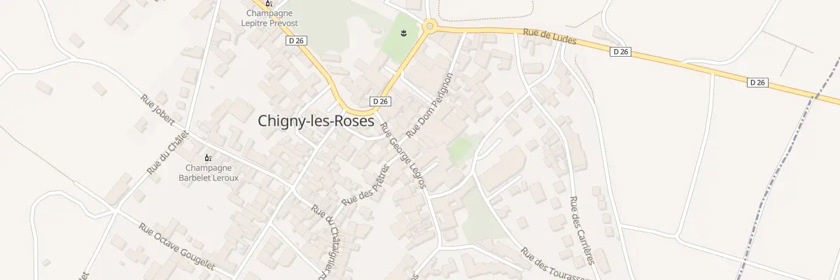 Plan du 2 Rue Dom Perignon à Chigny-les-Roses