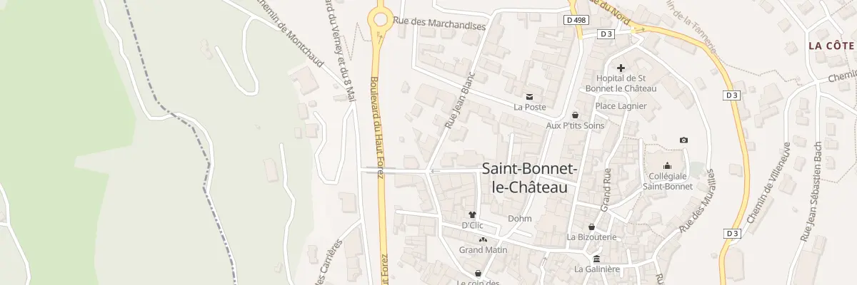 Plan du 12 Rue Jean Blanc à Saint-Bonnet-le-Château