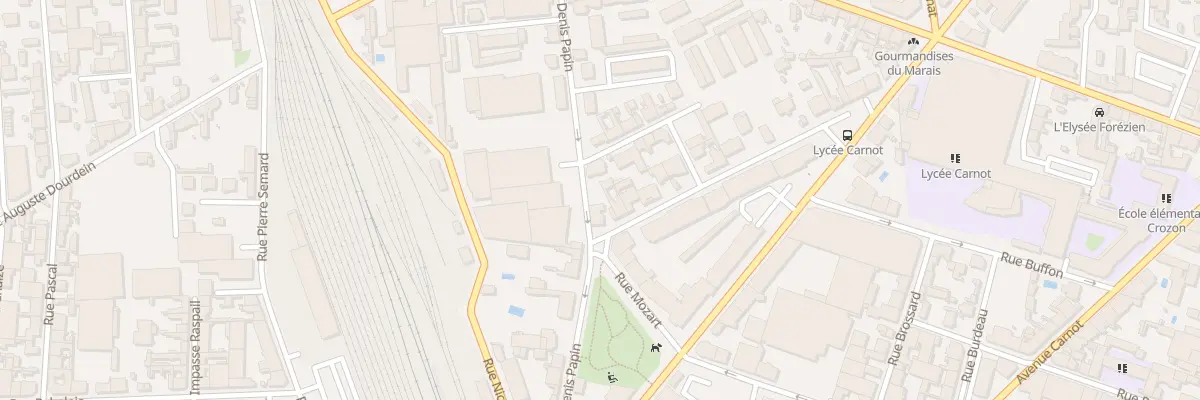 Plan du 34 Rue Pierre Brossolette à Roanne
