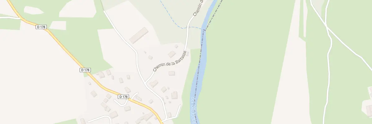 Plan du 110 Che de la Bartasse à Lecques