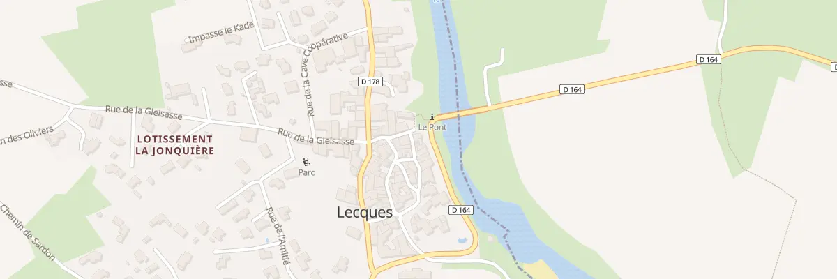 Plan du 9 Rue de l’Eglise à Lecques