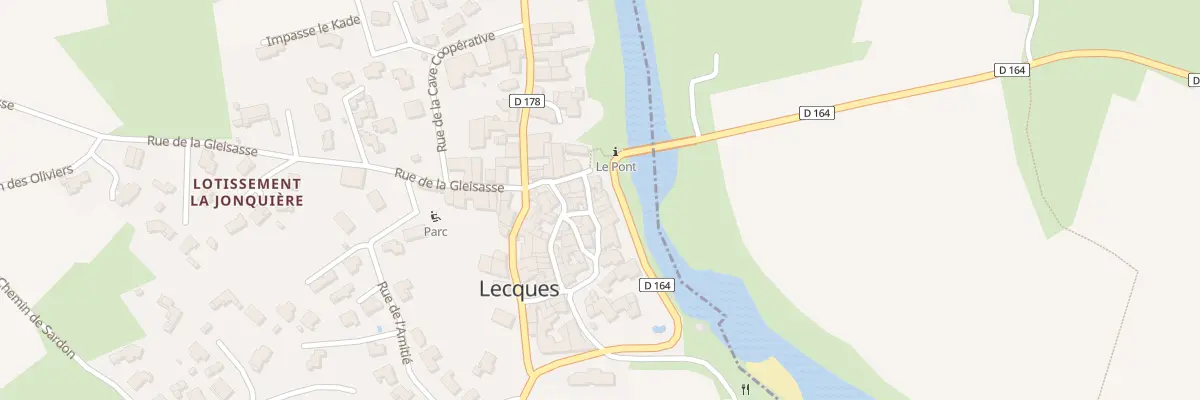 Plan du 5051 Le Village à Lecques