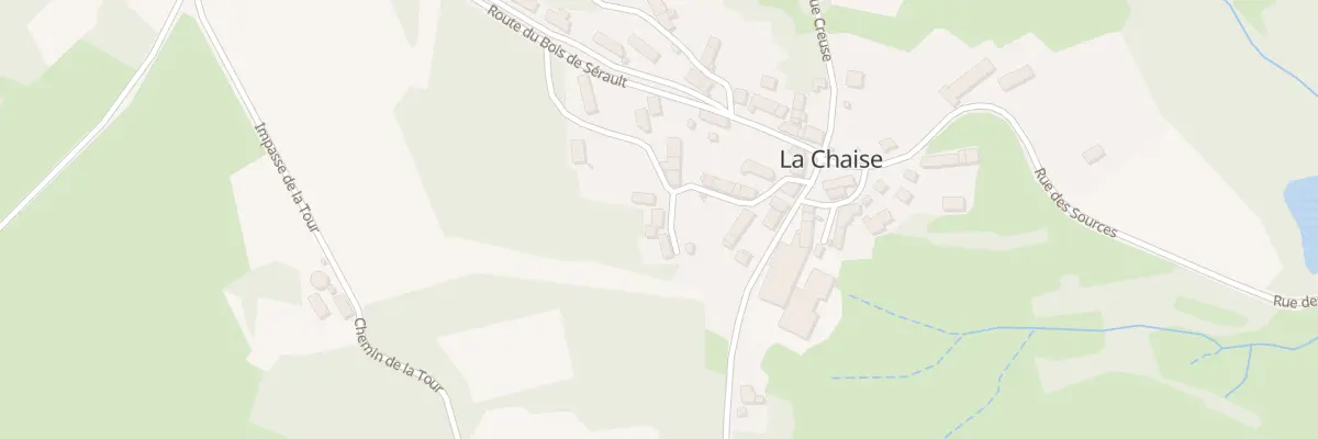 Plan du 274 La Chaise à Planchez