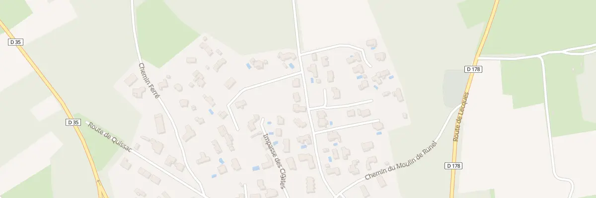 Plan du 5282 Che de la Rouvière à Salinelles