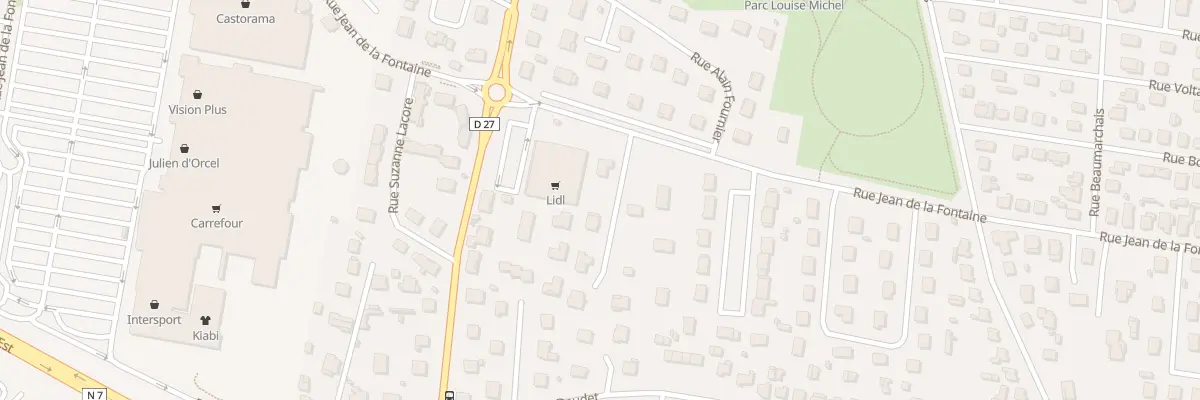 Plan du 95 Rue Jean de la Fontaine à Mably