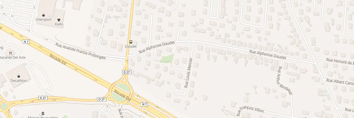 Plan du 6 Rue Louis Mercier à Mably