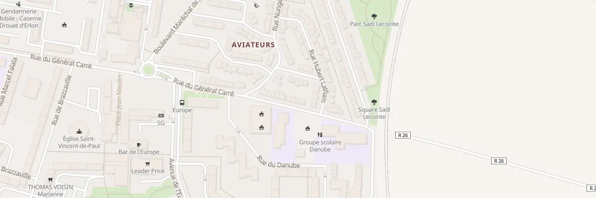 Plan du 69 Rue du Général Carré à Reims