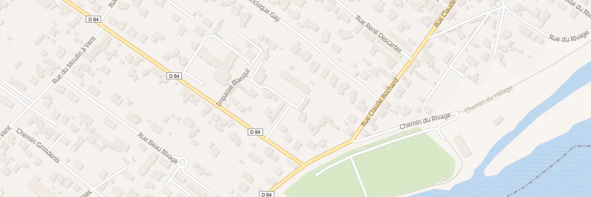 Plan du 12 Bd Blanqui à Roanne