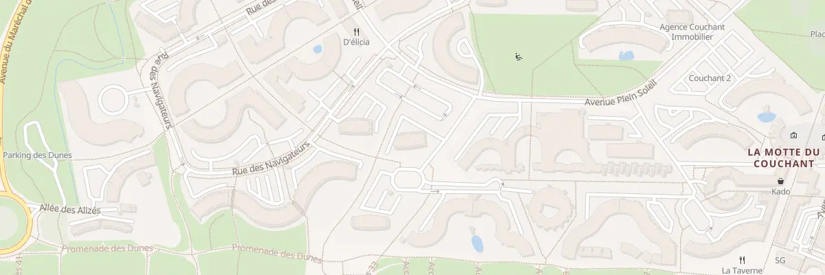 Plan du 108 All de l’Iliade à La Grande-Motte