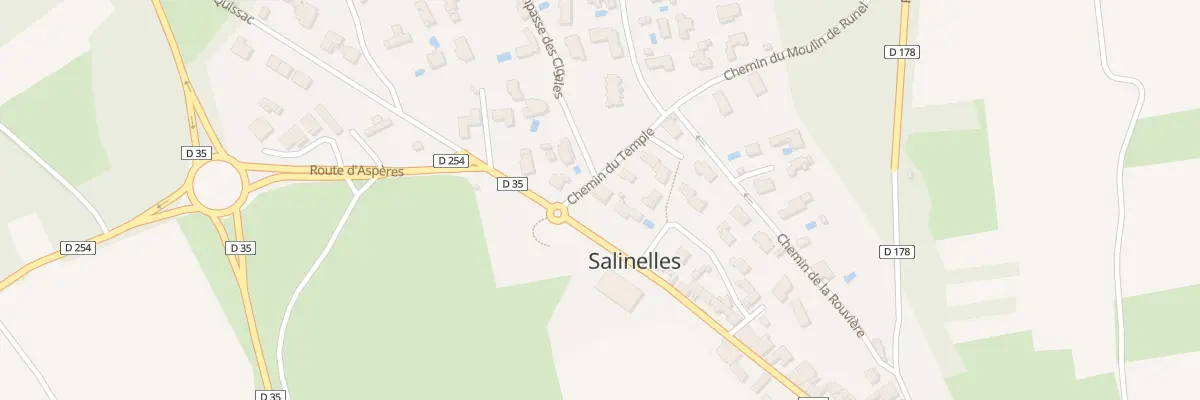 Plan du 20 Che du Temple à Salinelles