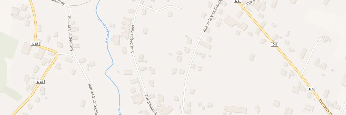 Plan du 16 Rue de la Voie Creuse à Pouan-les-Vallées