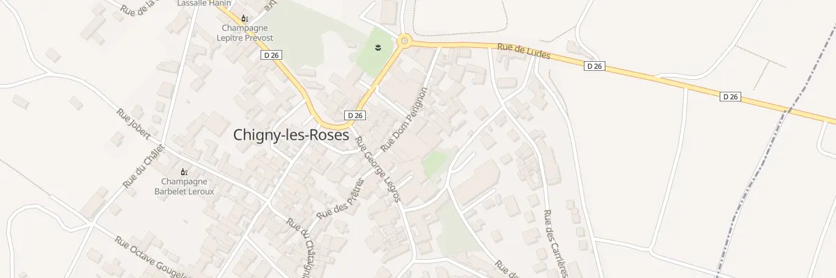 Plan du 6 Rue Dom Perignon à Chigny-les-Roses