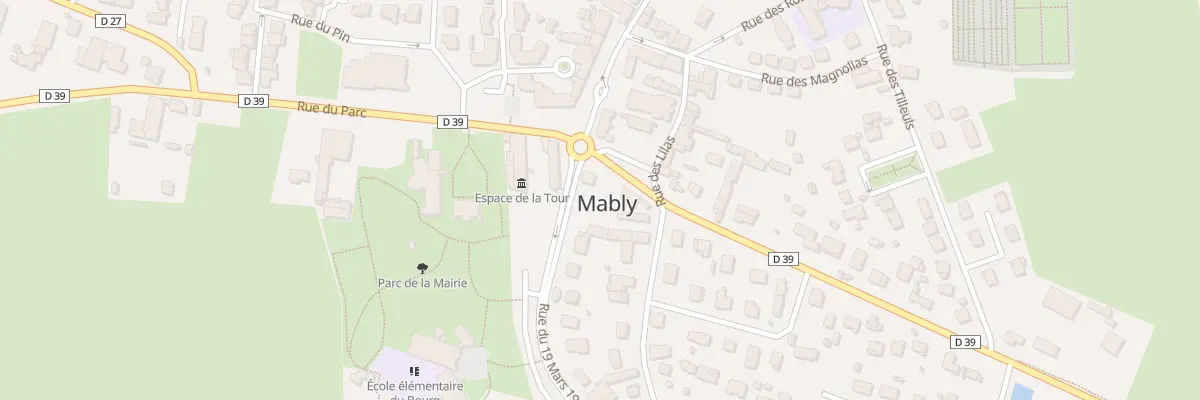 Plan du 8 Rue des Glycines à Mably