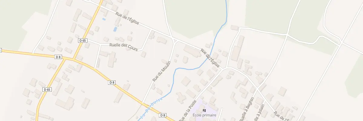 Plan du 6 Rue du Moulin à Pouan-les-Vallées