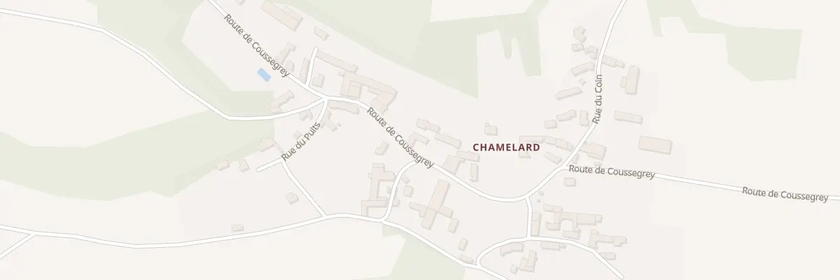 Plan du 32 Rte de Coussegrey à Mélisey