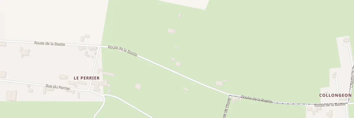 Plan du 719 Rte de la Bastie à Sainte-Agathe-la-Bouteresse