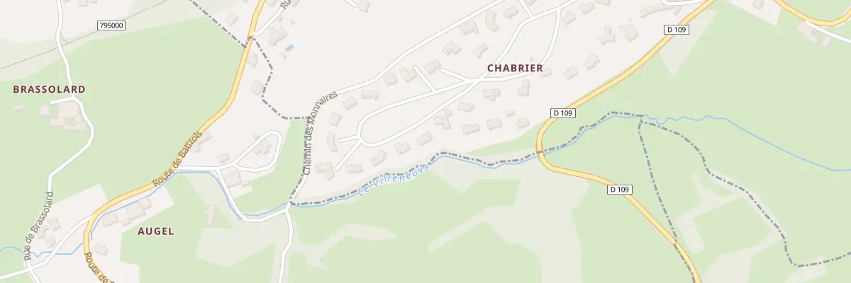 Plan du 22 Chabrier à Saint-Bonnet-le-Château