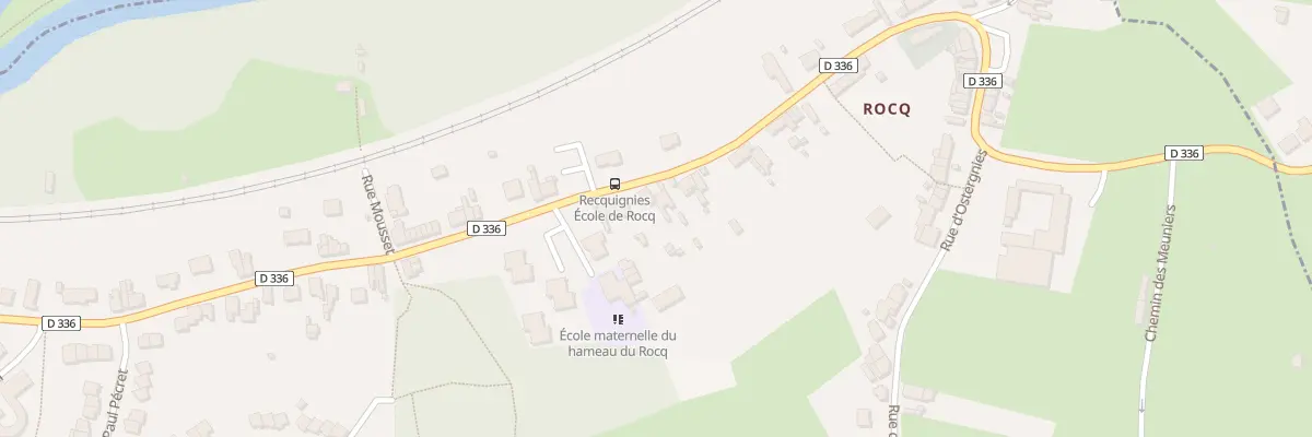 Plan du 46 Rue à Beugnies Ham de Rocq à Recquignies
