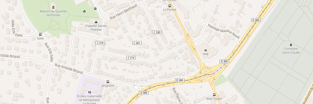 Plan du 94 Rue Pierre Curie à Riorges