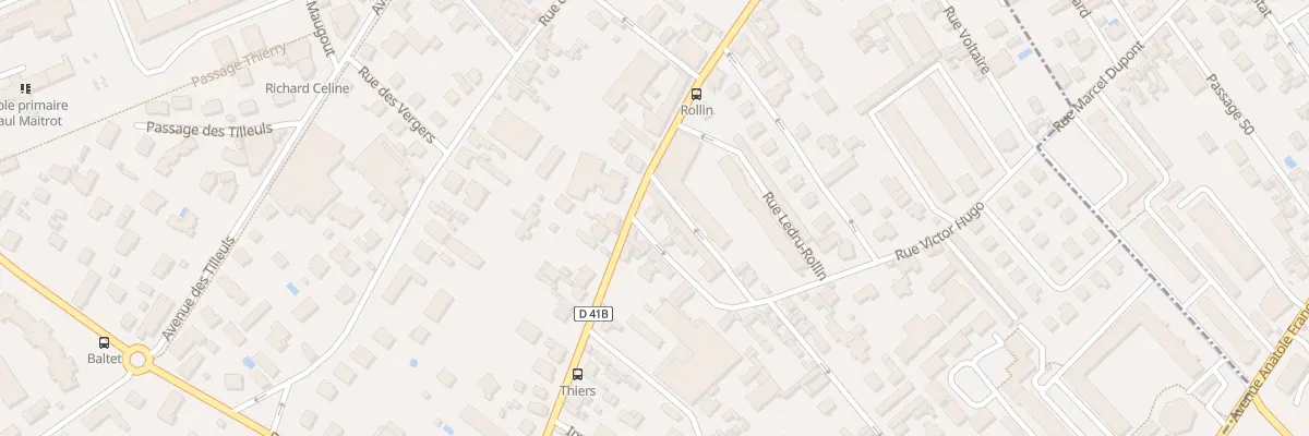 Plan du 47 Rue Thiers à Saint-André-les-Vergers