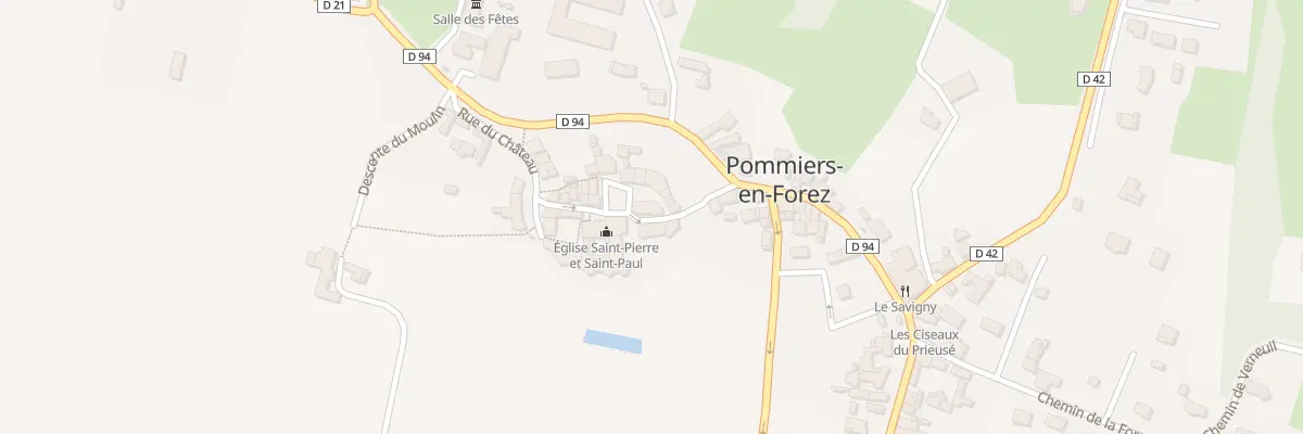 Plan du 21 Dsc du Pave à Pommiers-en-Forez