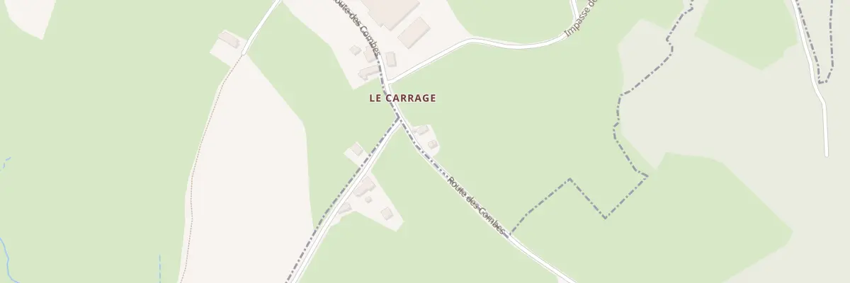 Plan du 5162 Le Carrage à Charbonnat