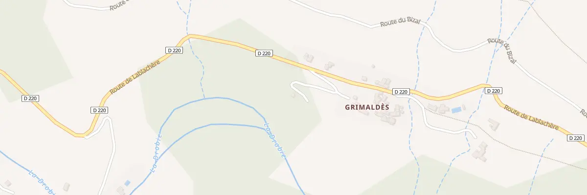 Plan du 5194 Le Grimaldes à Sablières