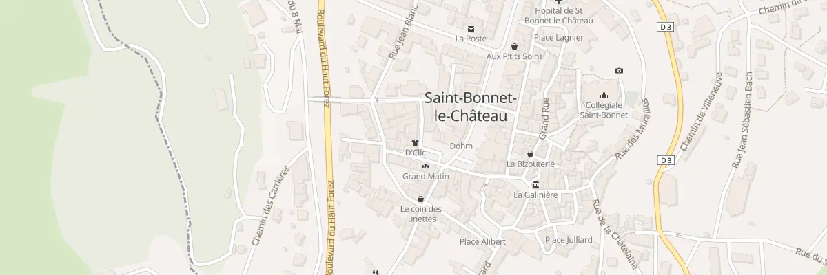 Plan du 12 Pl du Gd Faubourg à Saint-Bonnet-le-Château