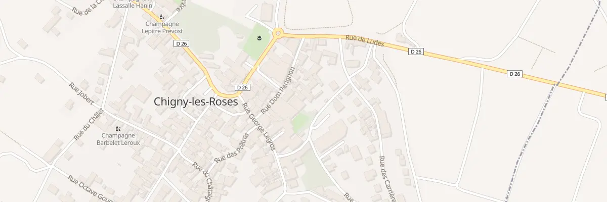 Plan du 8 Rue Dom Perignon à Chigny-les-Roses