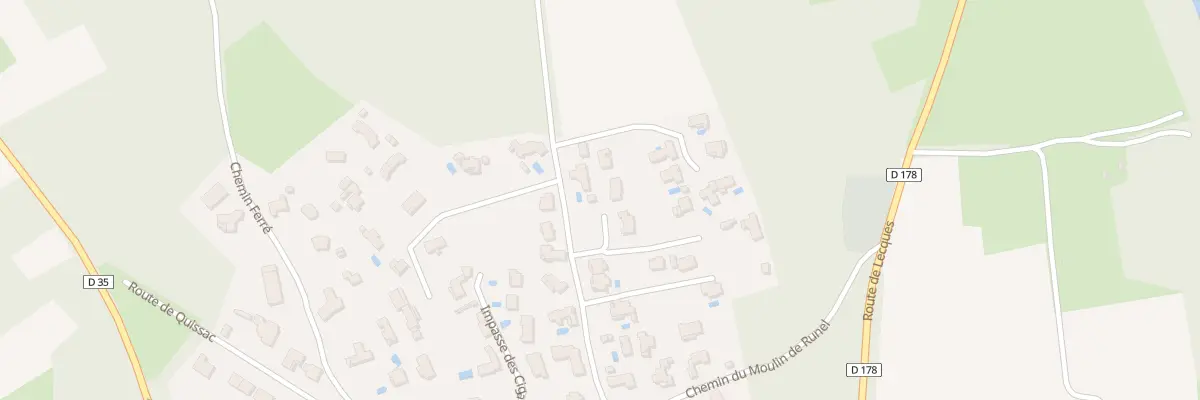 Plan du 56A Che des Bois à Salinelles