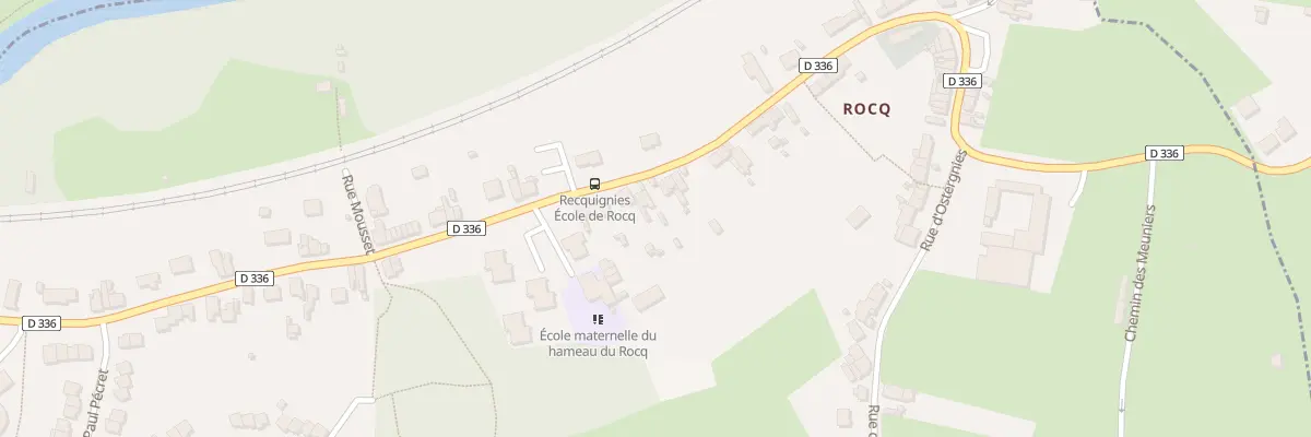 Plan du 48 Rue à Beugnies Ham de Rocq à Recquignies