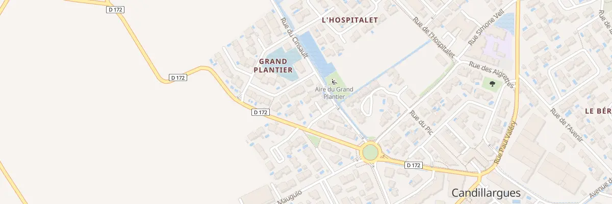 Plan du 2 Imp des Aramons à Candillargues