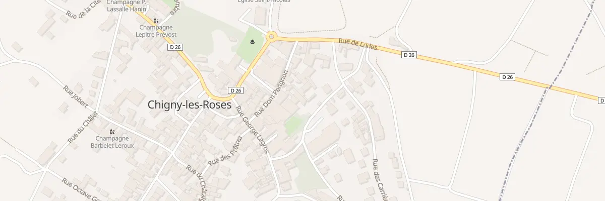 Plan du 10 Rue Dom Perignon à Chigny-les-Roses