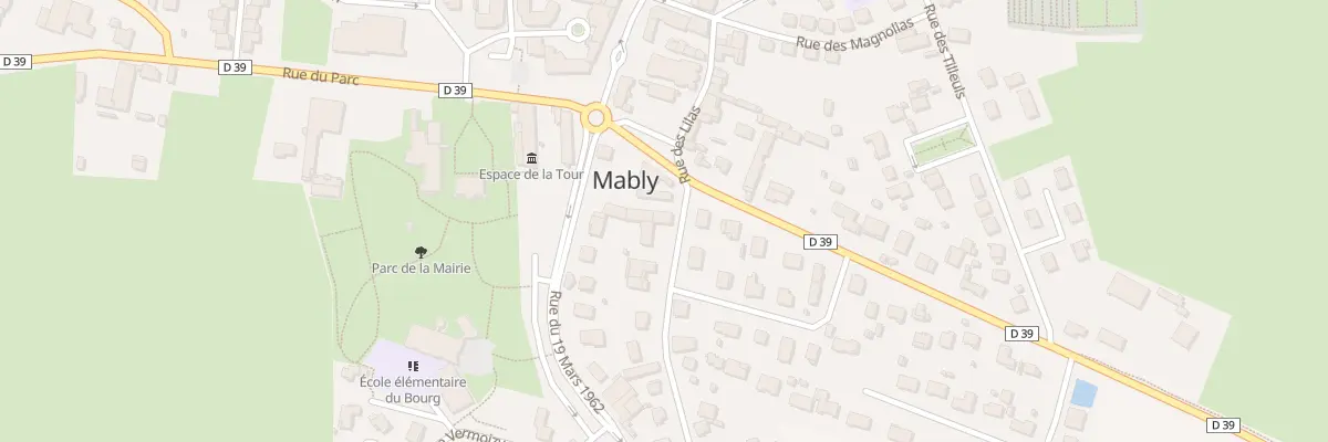 Plan du 8 Rue des Lilas à Mably