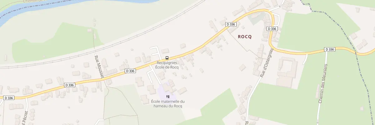 Plan du 50 Rue à Beugnies Ham de Rocq à Recquignies