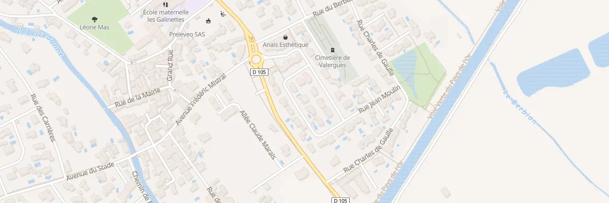 Plan du 360 Rue du Millénaire à Valergues