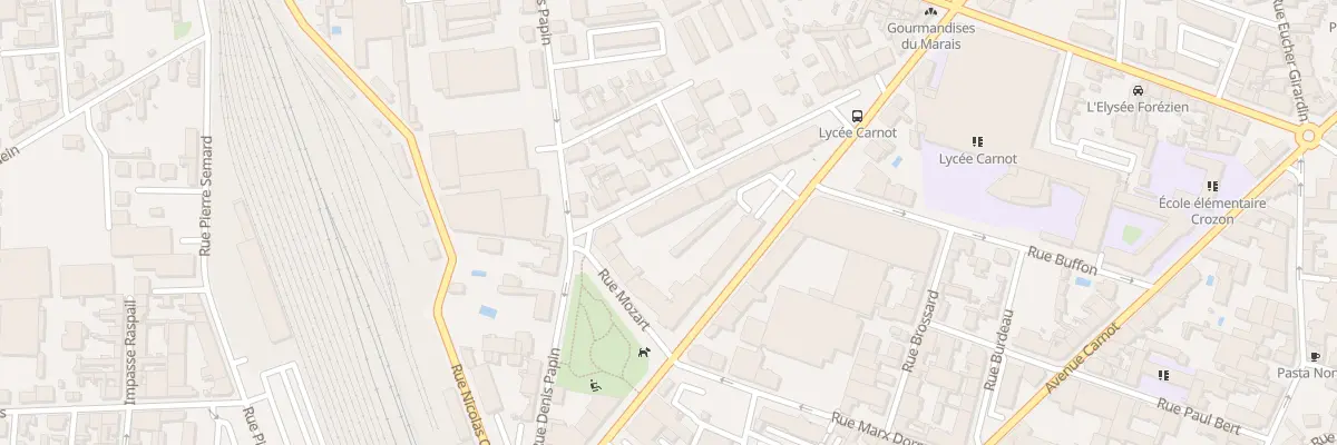 Plan du 15 Rue Pierre Brossolette à Roanne
