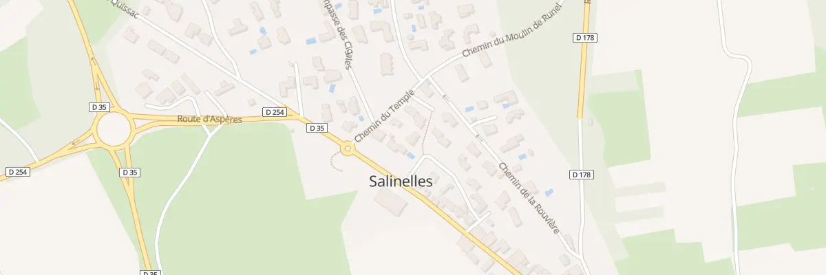 Plan du 47 Che des Claux à Salinelles