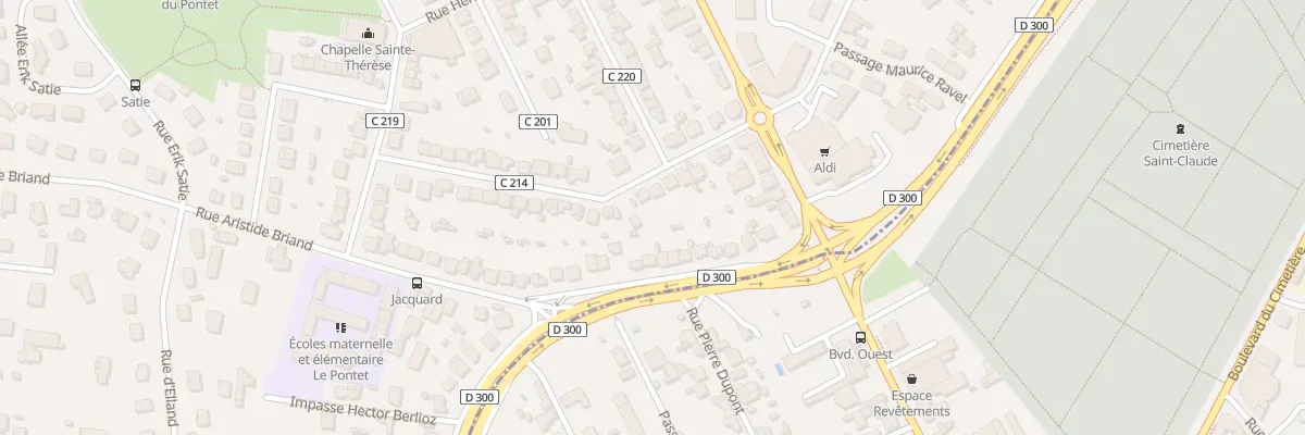 Plan du 103 Rue Pierre Curie à Riorges