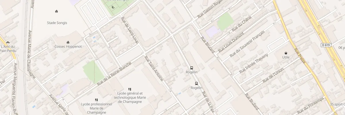 Plan du 91 Rue de la Paix à Troyes