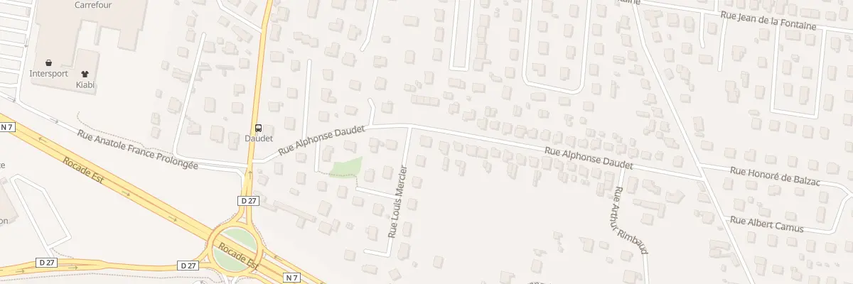 Plan du 1 Rue Louis Mercier à Mably